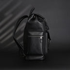 Prada Nylon & Leather Multi-Pocket Backpack  Black