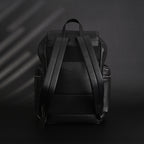 Prada Nylon & Leather Multi-Pocket Backpack  Black