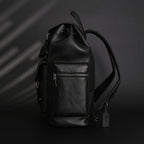 Prada Nylon & Leather Multi-Pocket Backpack  Black