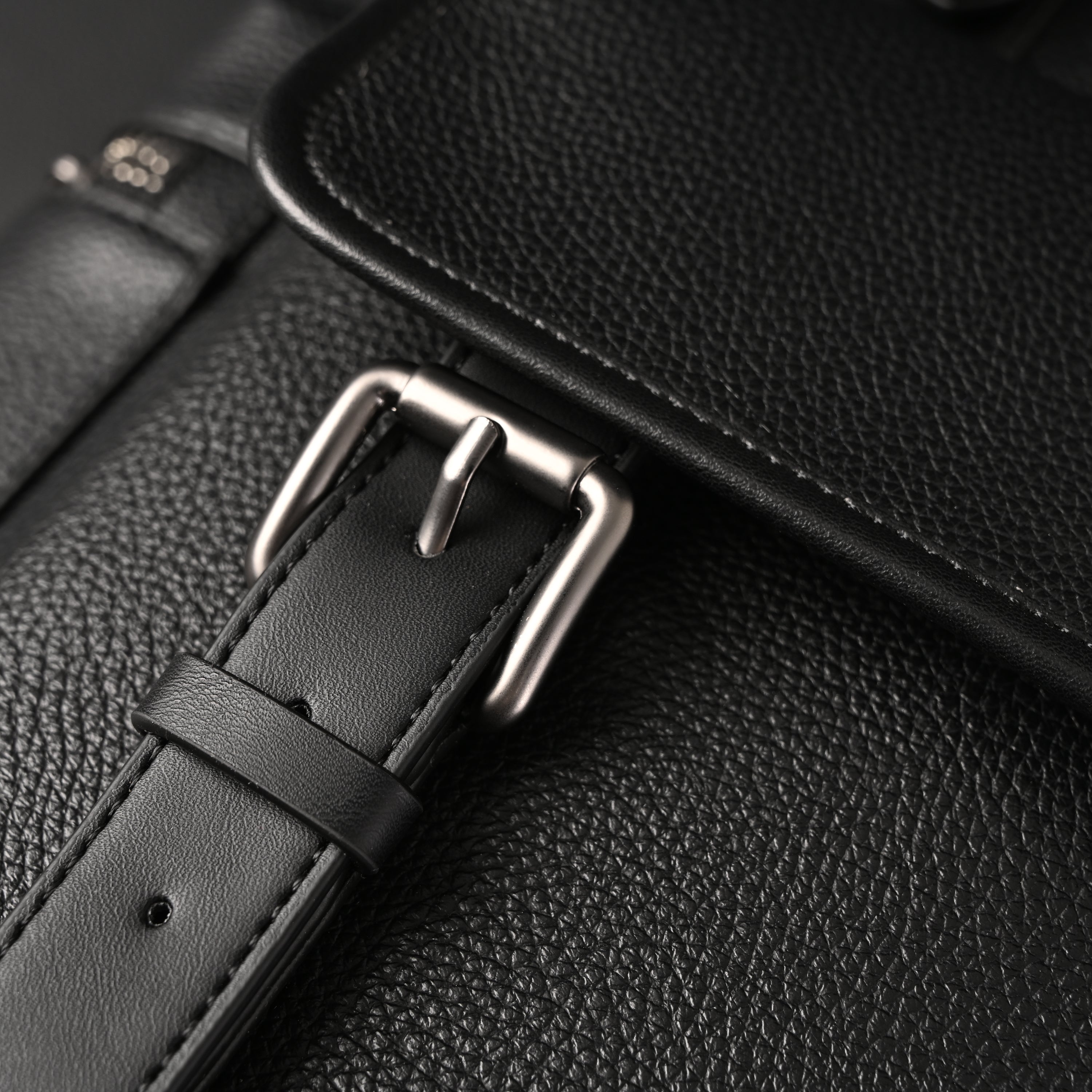Prada Nylon & Leather Multi-Pocket Backpack  Black