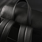 Prada Nylon & Leather Multi-Pocket Backpack  Black