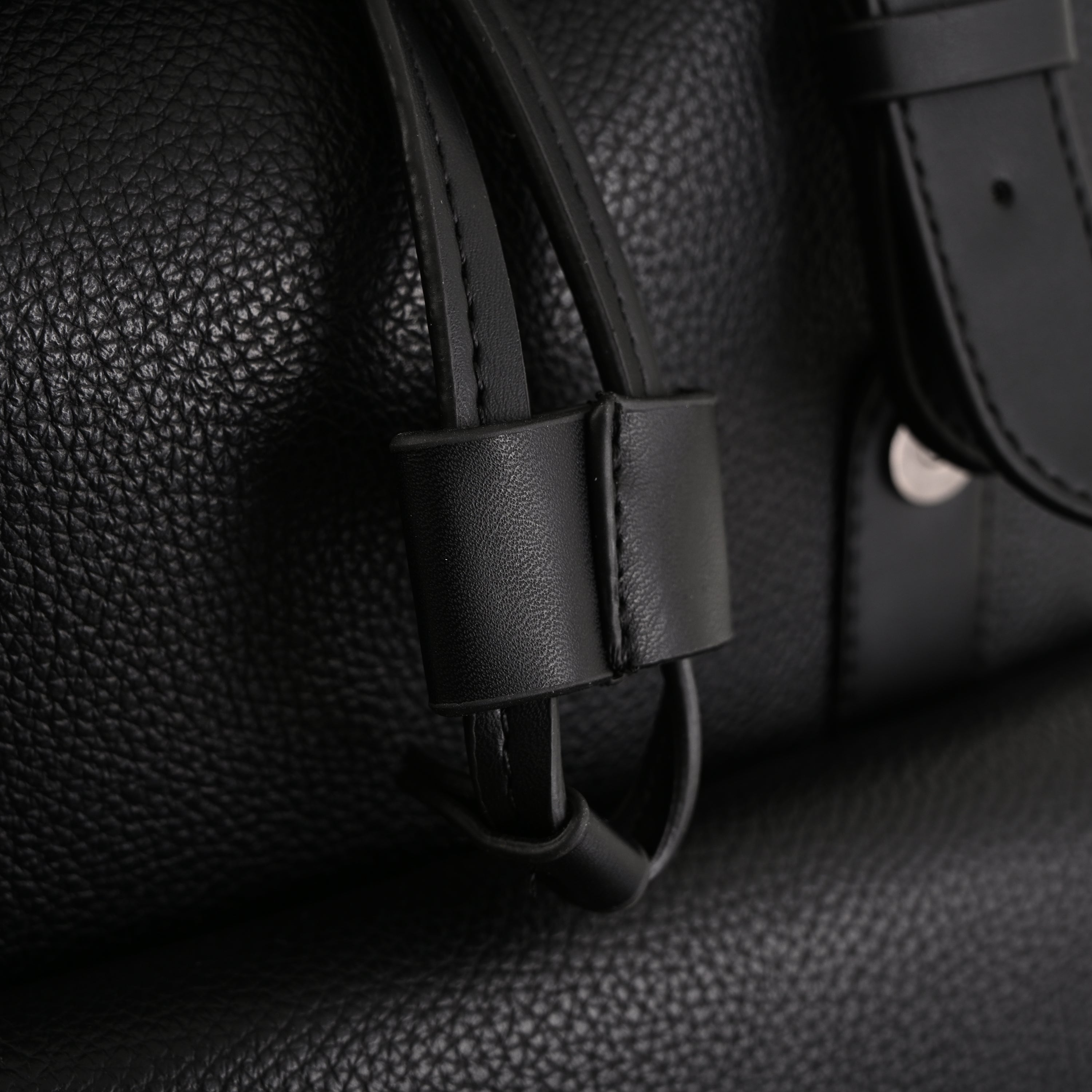Prada Nylon & Leather Multi-Pocket Backpack  Black
