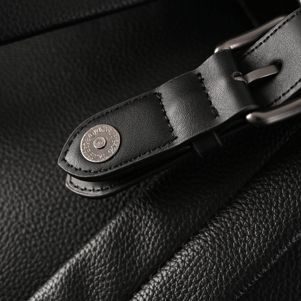 Prada Nylon & Leather Multi-Pocket Backpack  Black