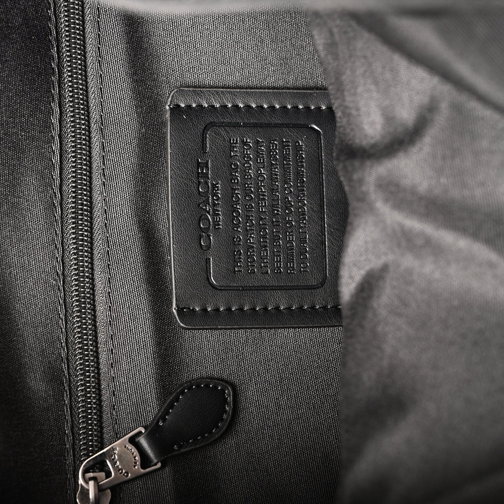 Prada Nylon & Leather Multi-Pocket Backpack  Black