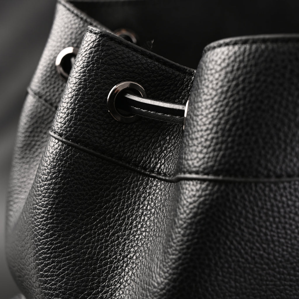 Prada Nylon & Leather Multi-Pocket Backpack  Black