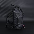 GG Supreme Monogram Backpack with Web Stripe