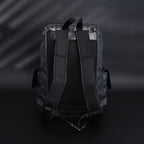 GG Supreme Monogram Backpack with Web Stripe