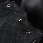 GG Supreme Monogram Backpack with Web Stripe