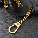 GG Marmont Matelass Mini Shoulder Bag  Black Leather with Gold Chain