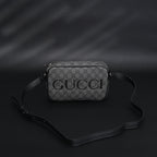 Ophidia GG Supreme Belt Bag  Black/Grey Monogram