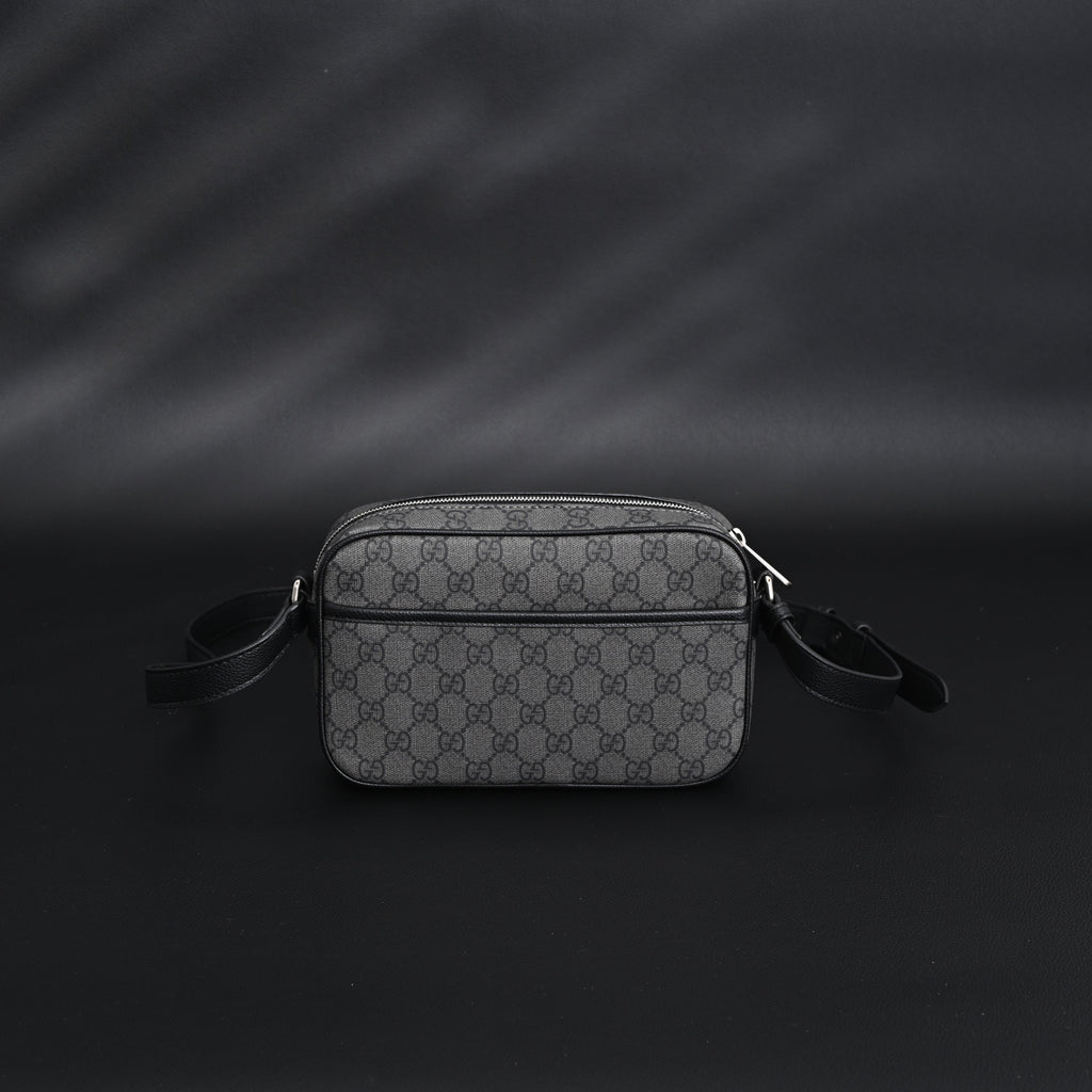 Ophidia GG Supreme Belt Bag  Black/Grey Monogram