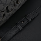 Ophidia GG Supreme Belt Bag  Black/Grey Monogram