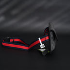 Ophidia GG Supreme Belt Bag  Black/Grey with Web Strap