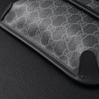 Ophidia GG Supreme Belt Bag  Black/Grey with Web Strap
