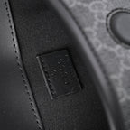 Ophidia GG Supreme Belt Bag  Black/Grey with Web Strap
