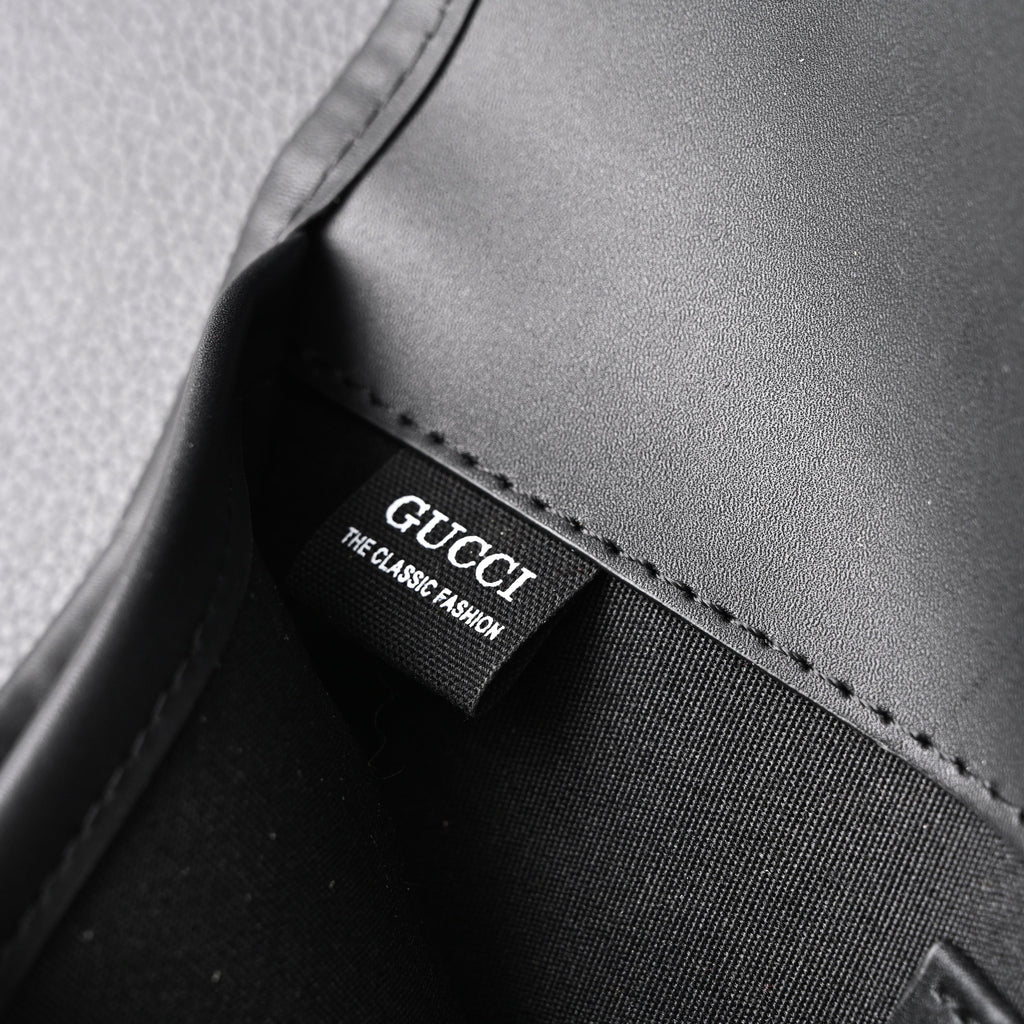 Ophidia GG Supreme Belt Bag  Black/Grey with Web Strap