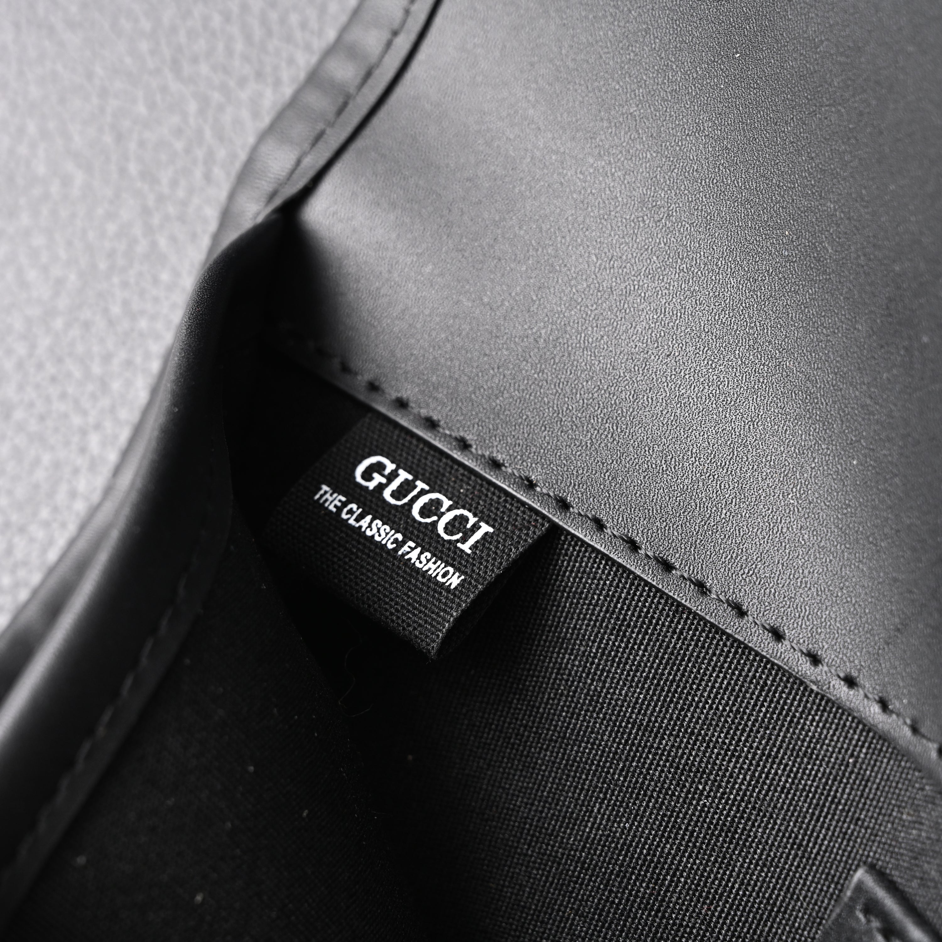 Ophidia GG Supreme Belt Bag  Black/Grey with Web Strap