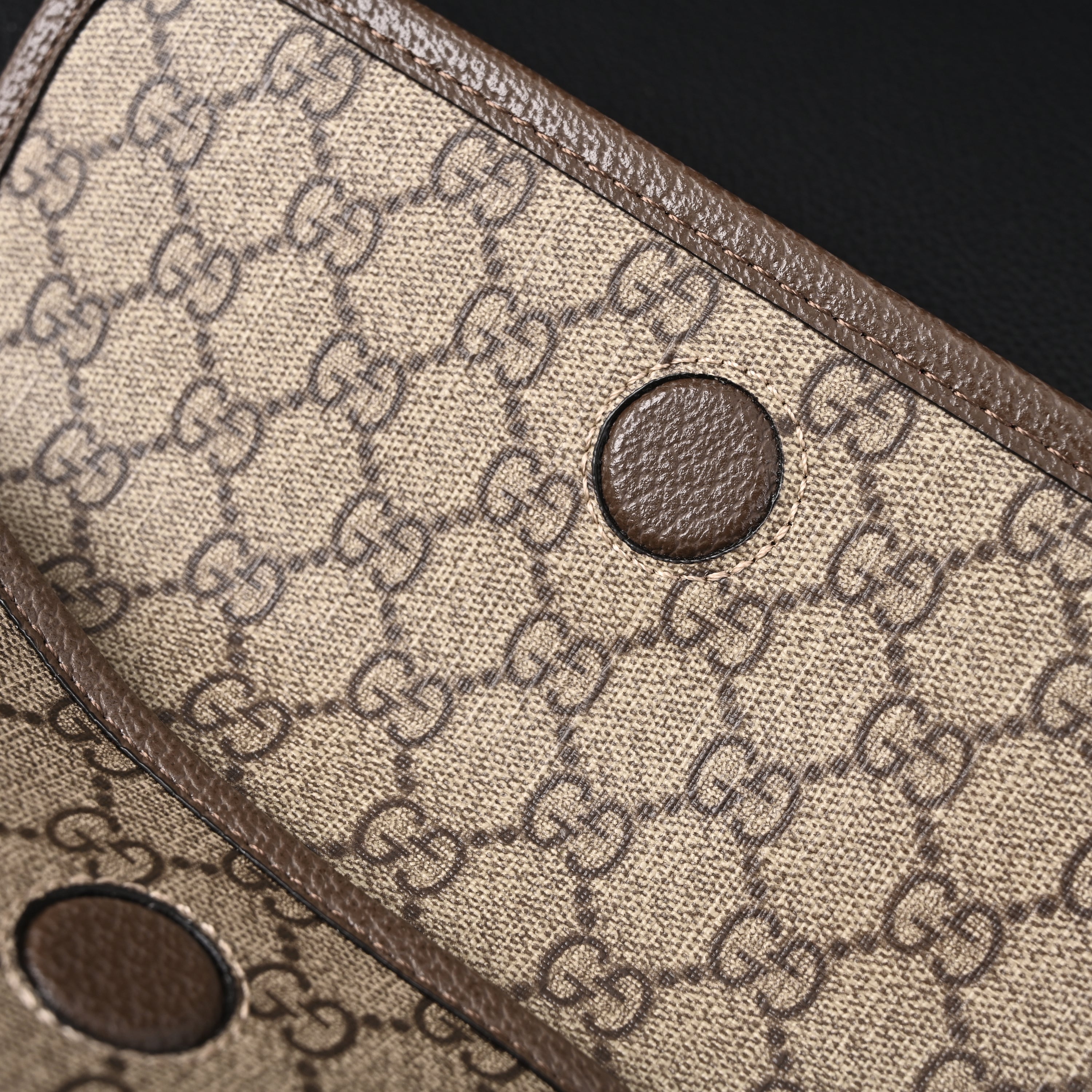 Ophidia GG Supreme Mini Belt Bag  Beige/Ebony with Web Stripe