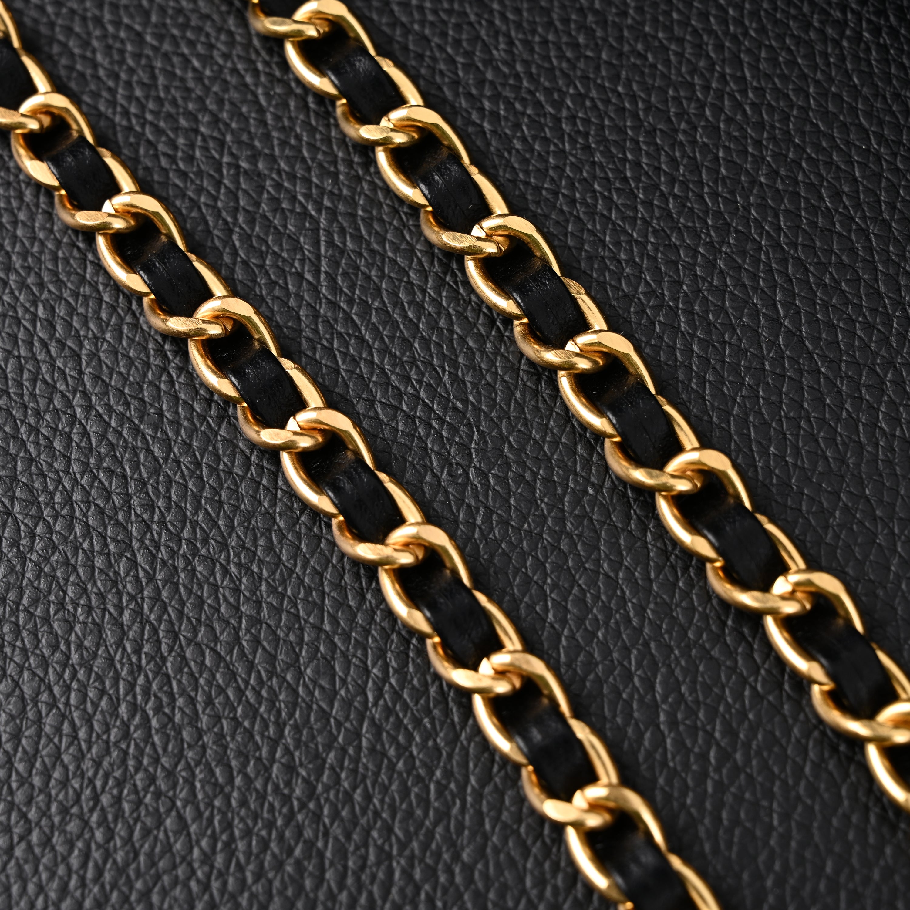 19 Flap Bag  Black Quilted Lambskin with Gold & Ruthenium Hardware