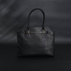 Miu Miu Leather Tote Bag  Classic Black