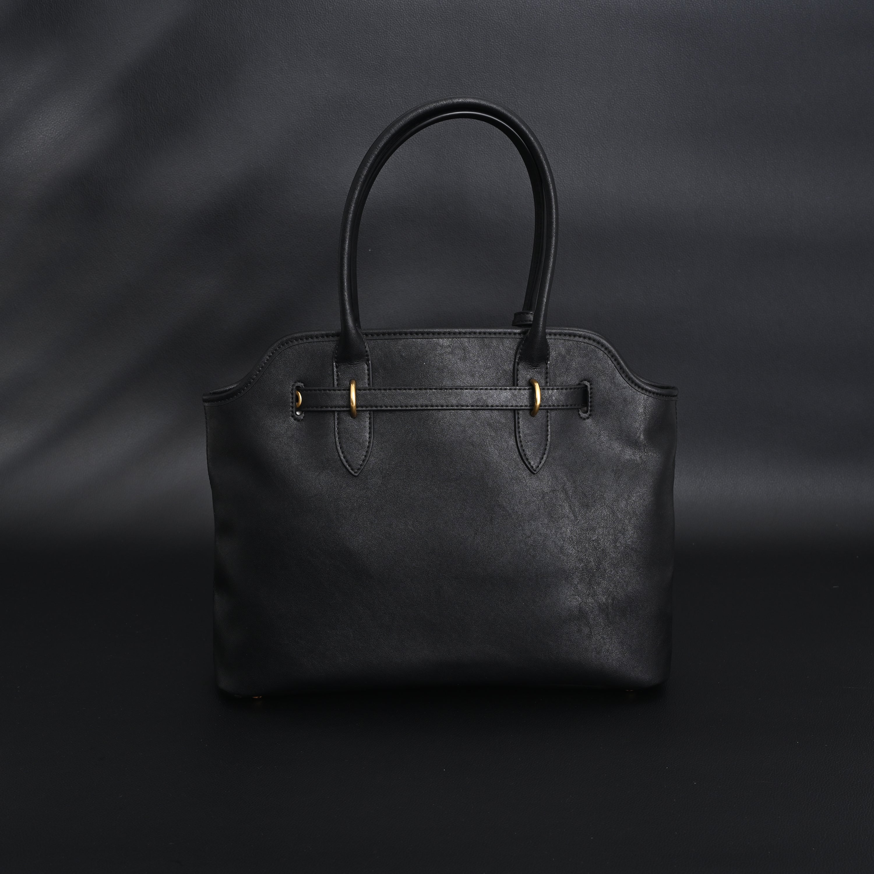 Miu Miu Leather Tote Bag  Classic Black