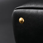 Miu Miu Leather Tote Bag  Classic Black
