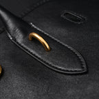 Miu Miu Leather Tote Bag  Classic Black