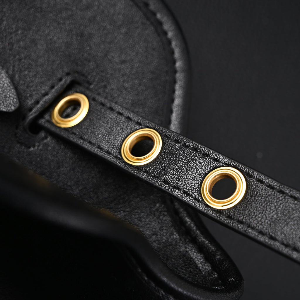 Miu Miu Leather Tote Bag  Classic Black