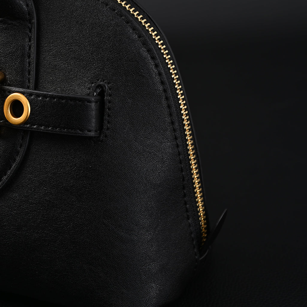 Miu Miu Black Leather Satchel Bag  Medium Structured Tote