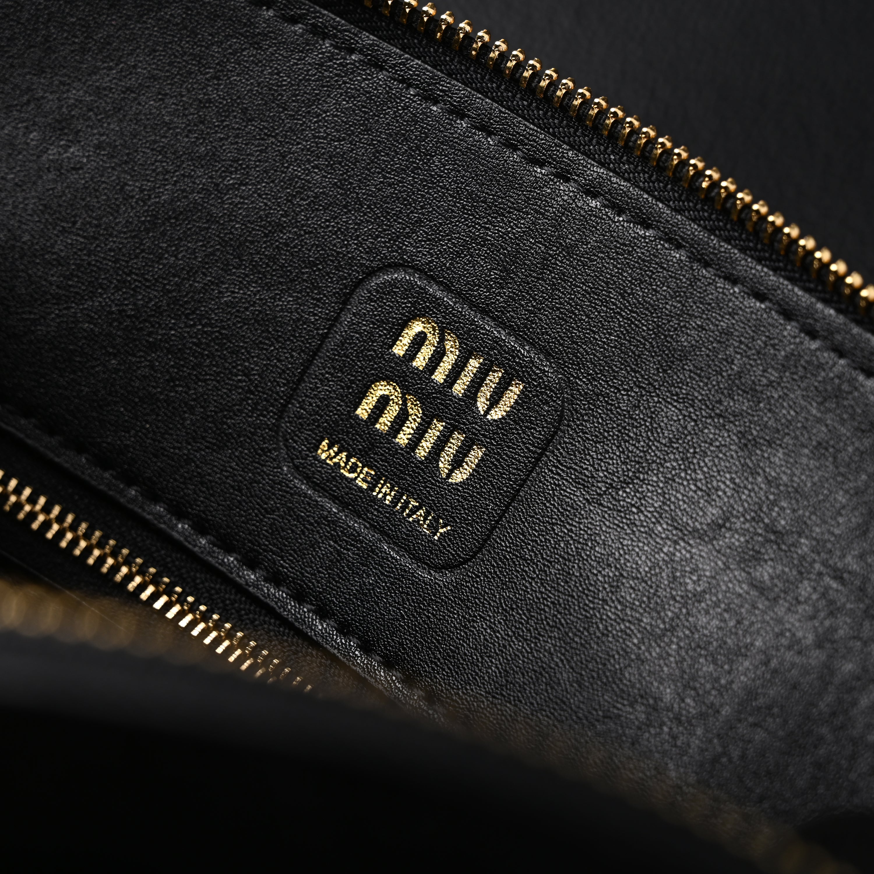 Miu Miu Black Leather Satchel Bag  Medium Structured Tote