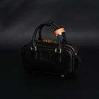 Miu Miu Leather Top Handle Satchel  Classic Black
