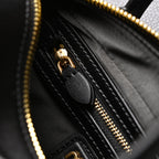 Miu Miu Leather Top Handle Satchel  Classic Black