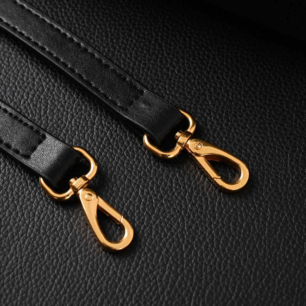 Miu Miu Leather Top Handle Satchel  Classic Black