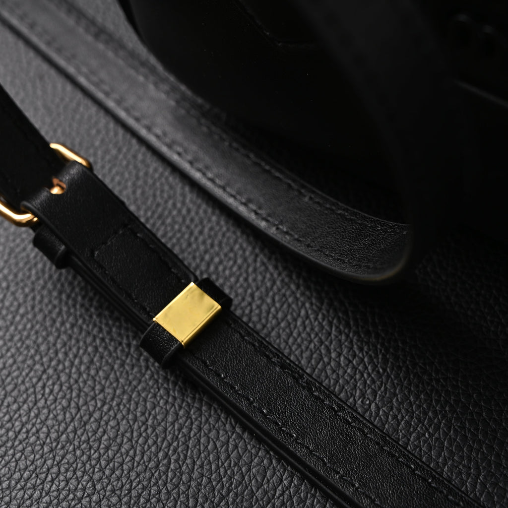 Miu Miu Leather Top Handle Satchel  Classic Black