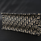 Christian Medium Book Tote  Black Oblique Embroidery
