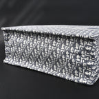 Christian Large Book Tote  Grey Oblique Embroidery