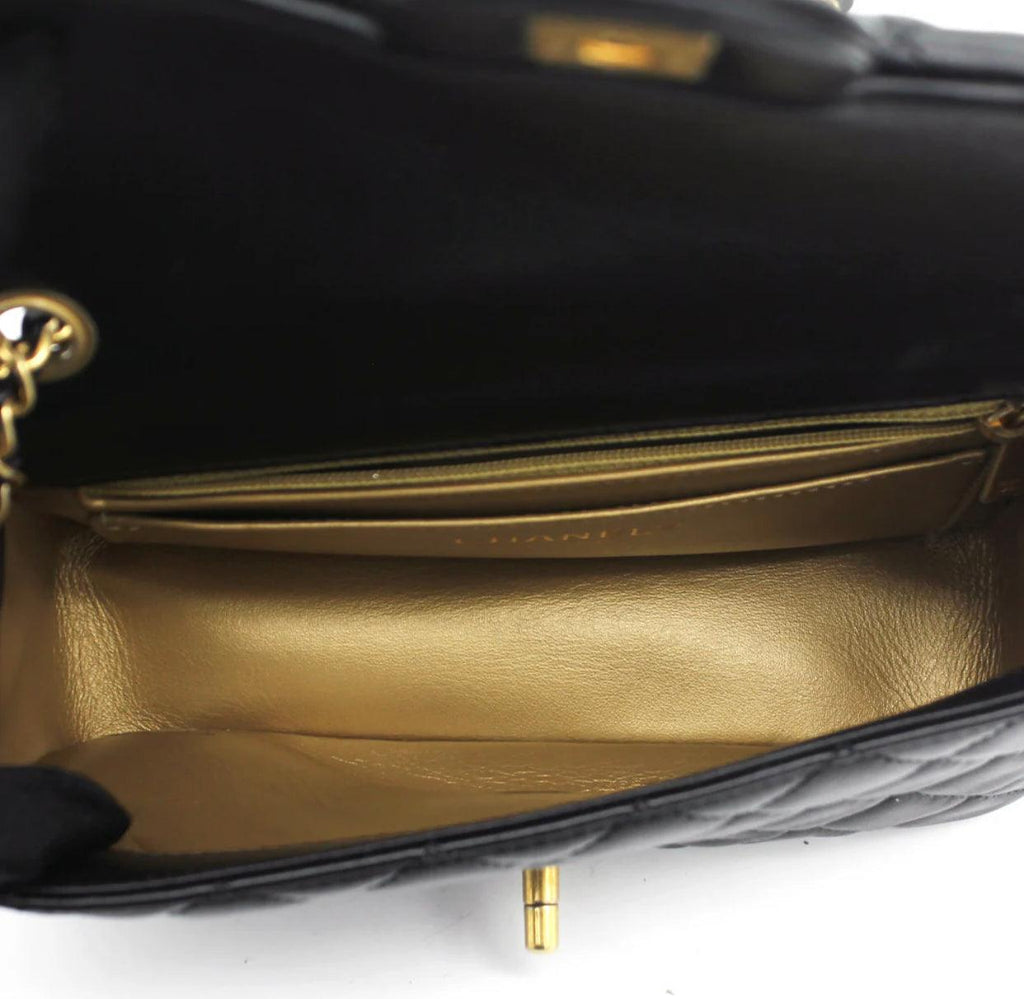 pearl crush mini rectangular Flap bag