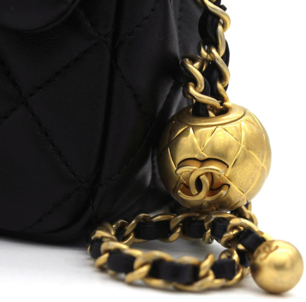 pearl crush mini rectangular Flap bag