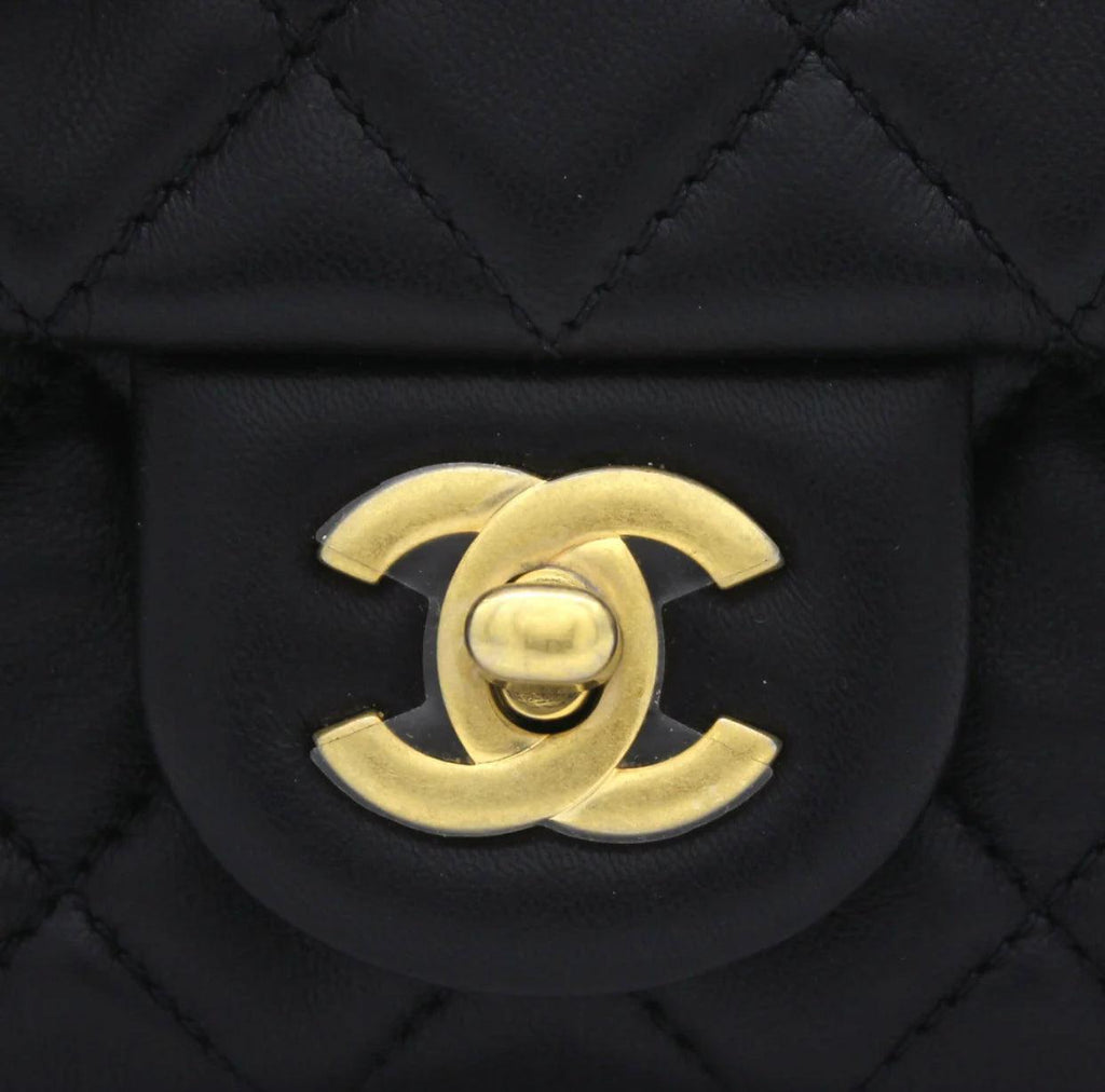 pearl crush mini rectangular Flap bag