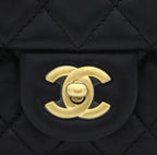 pearl crush mini rectangular Flap bag
