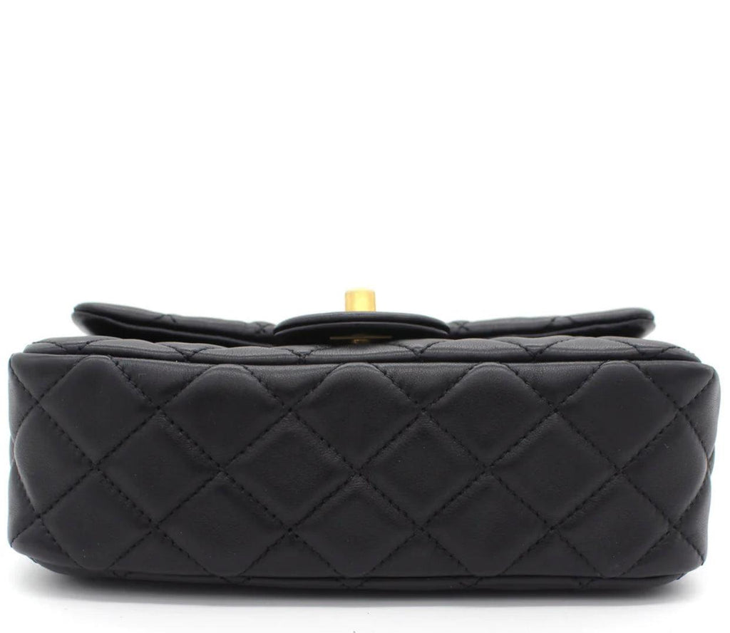 pearl crush mini rectangular Flap bag