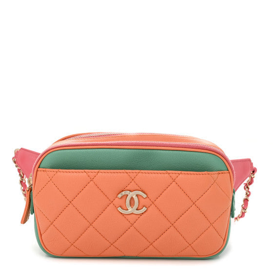 tri color in and out waist Bag