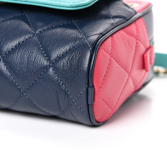 tri color in and out waist Bag