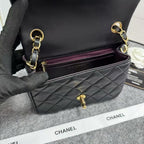 Mini Flap Bag Black