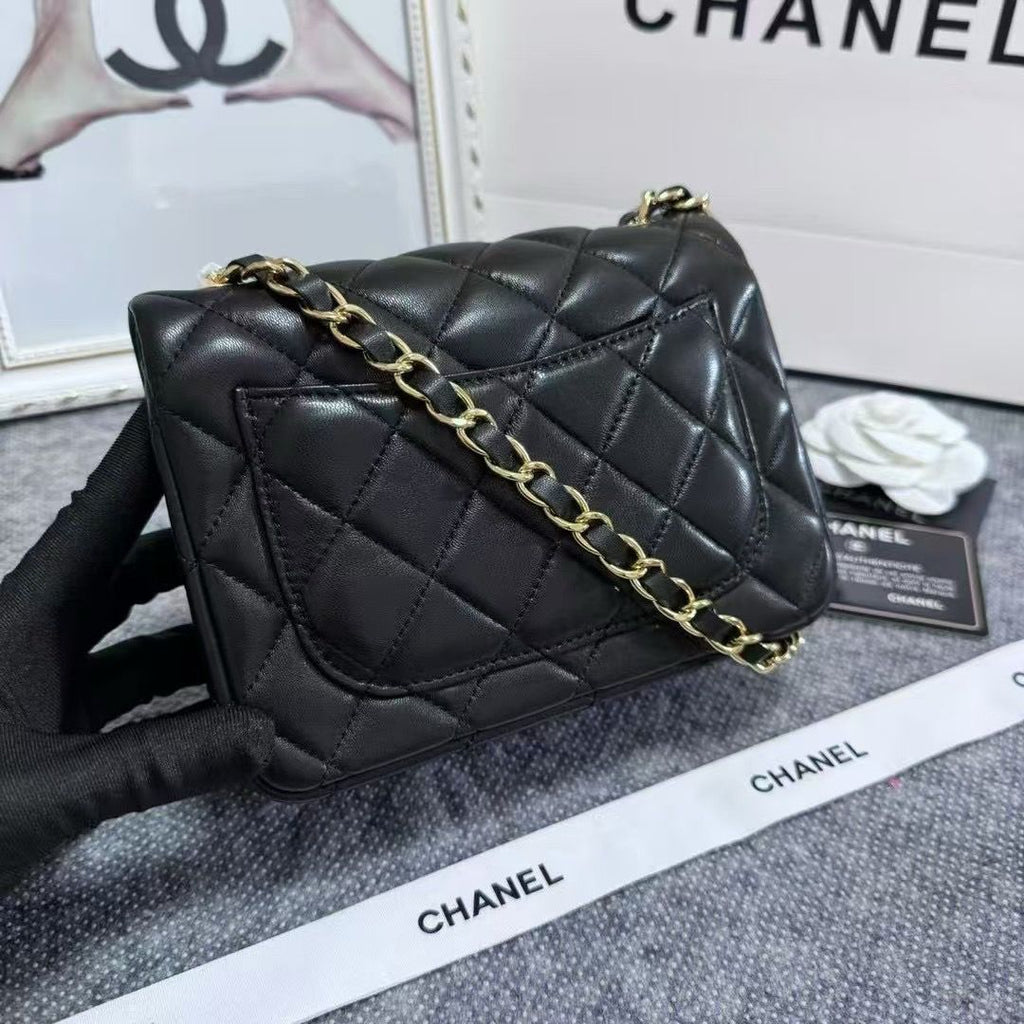 Mini Flap Bag Black