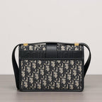 30 Montaigne Bag Oblique Blue Jacquard