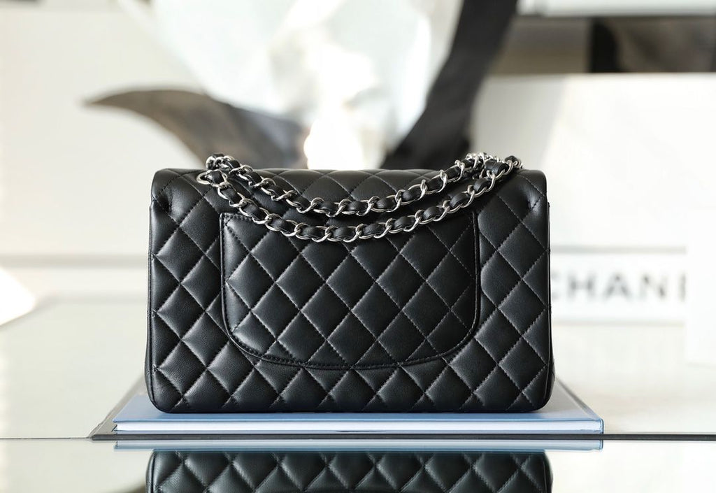 timeless classic Flap bag silver hardware
