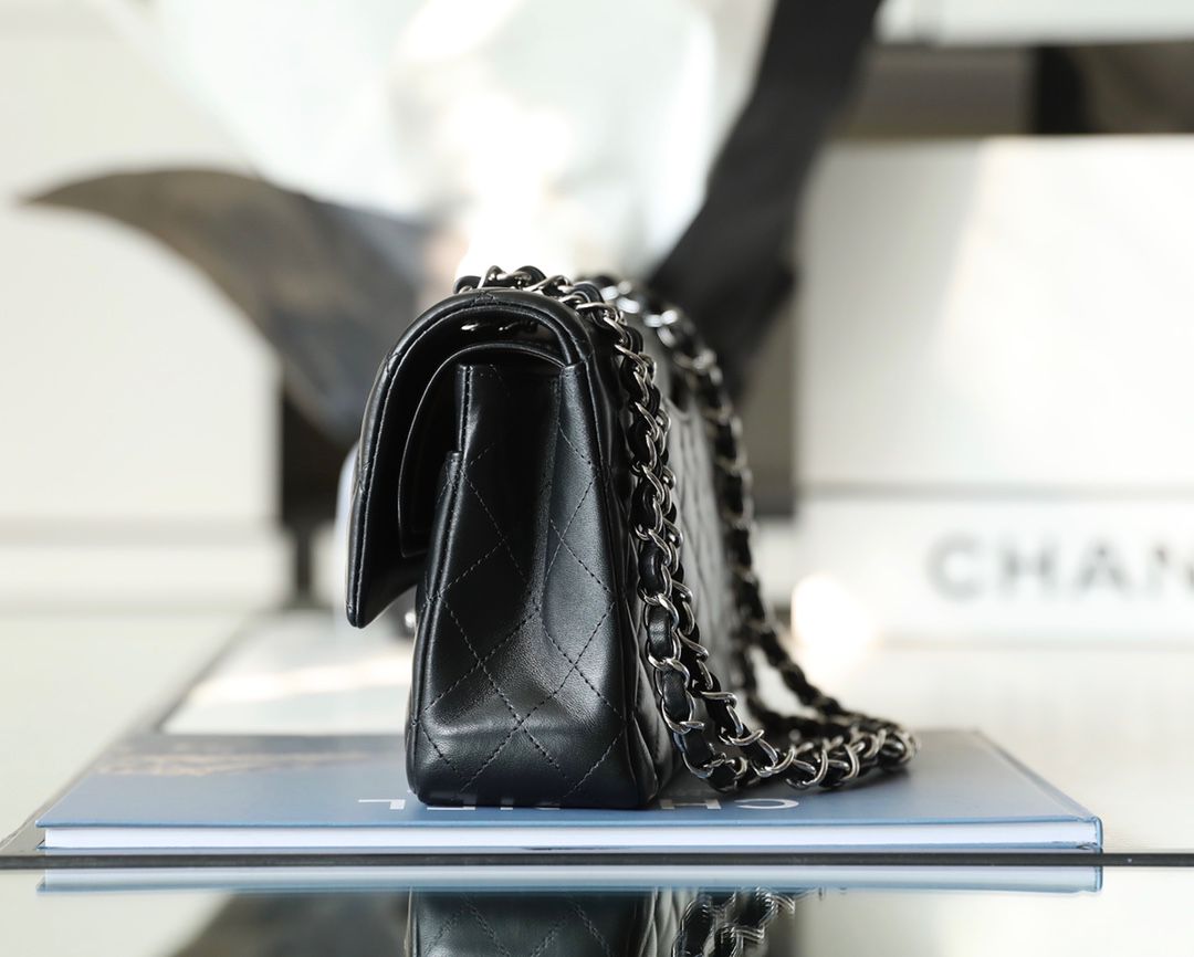 timeless classic Flap bag silver hardware