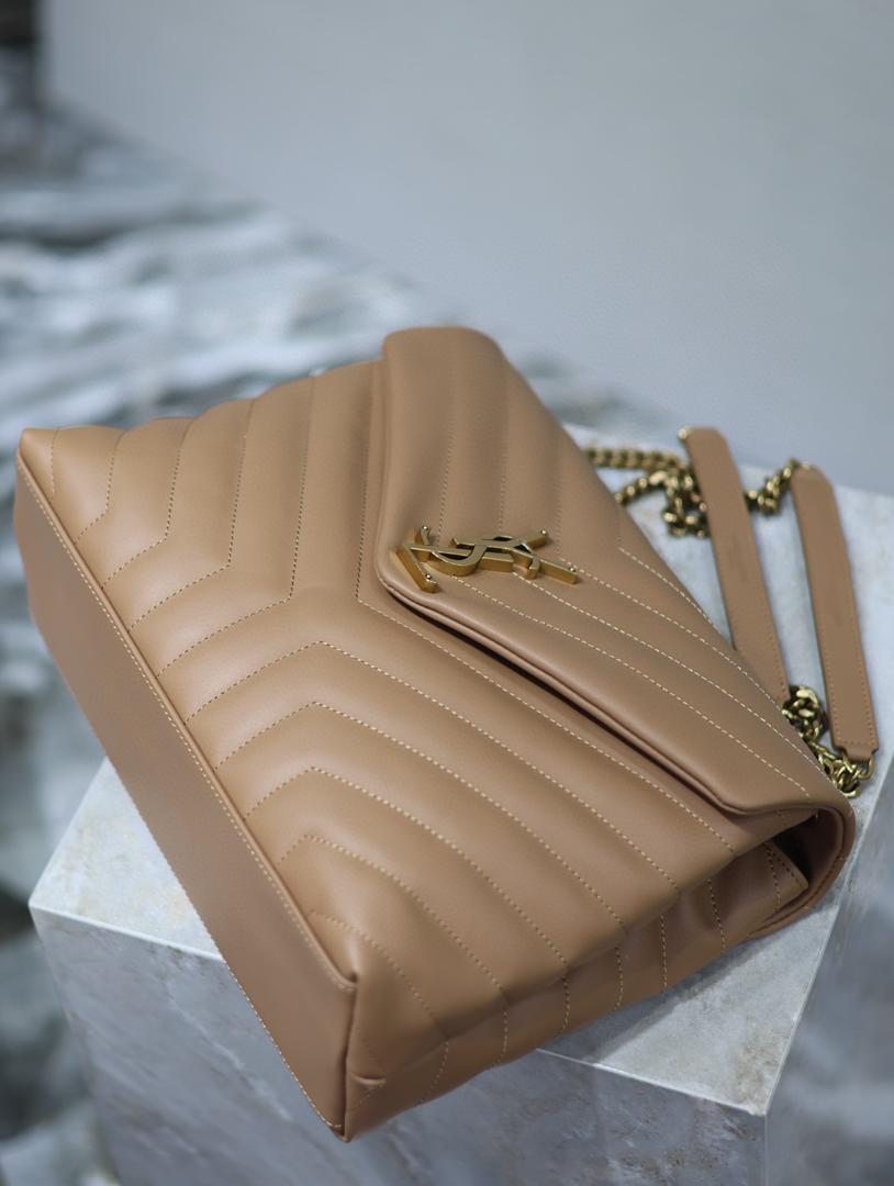 Loulou Small Bag Beige Brown