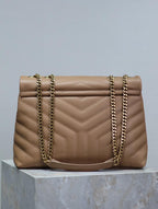 Loulou Small Bag Beige Brown